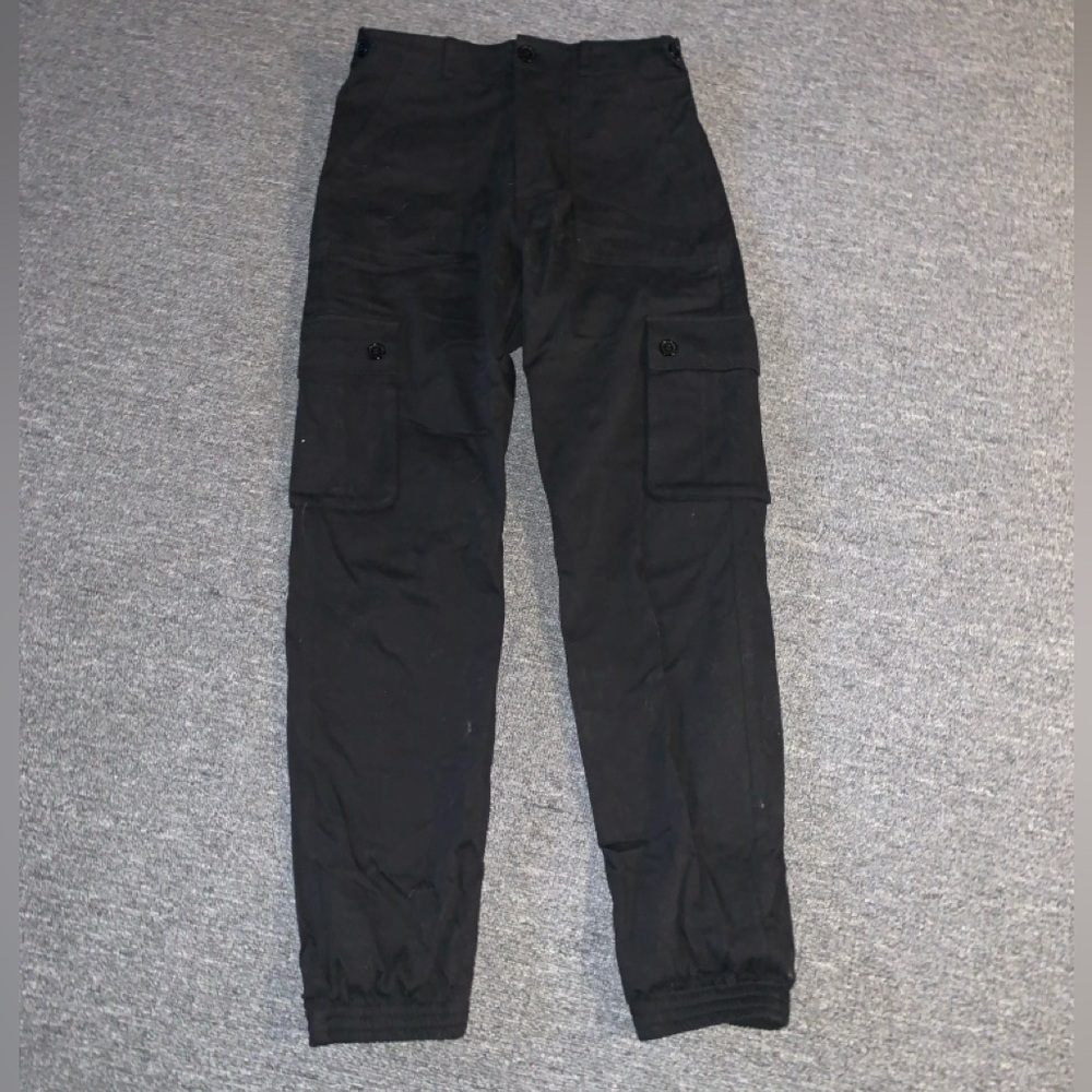 Black Cargo Jogger Pants for Women - Utility Track Pants